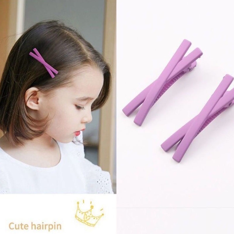 TERBARU COD Jepit Rambut Klip Wanita Fashion Korea Matte Warna Warni Jepitan Lucu Hairpin KCR44 R2a