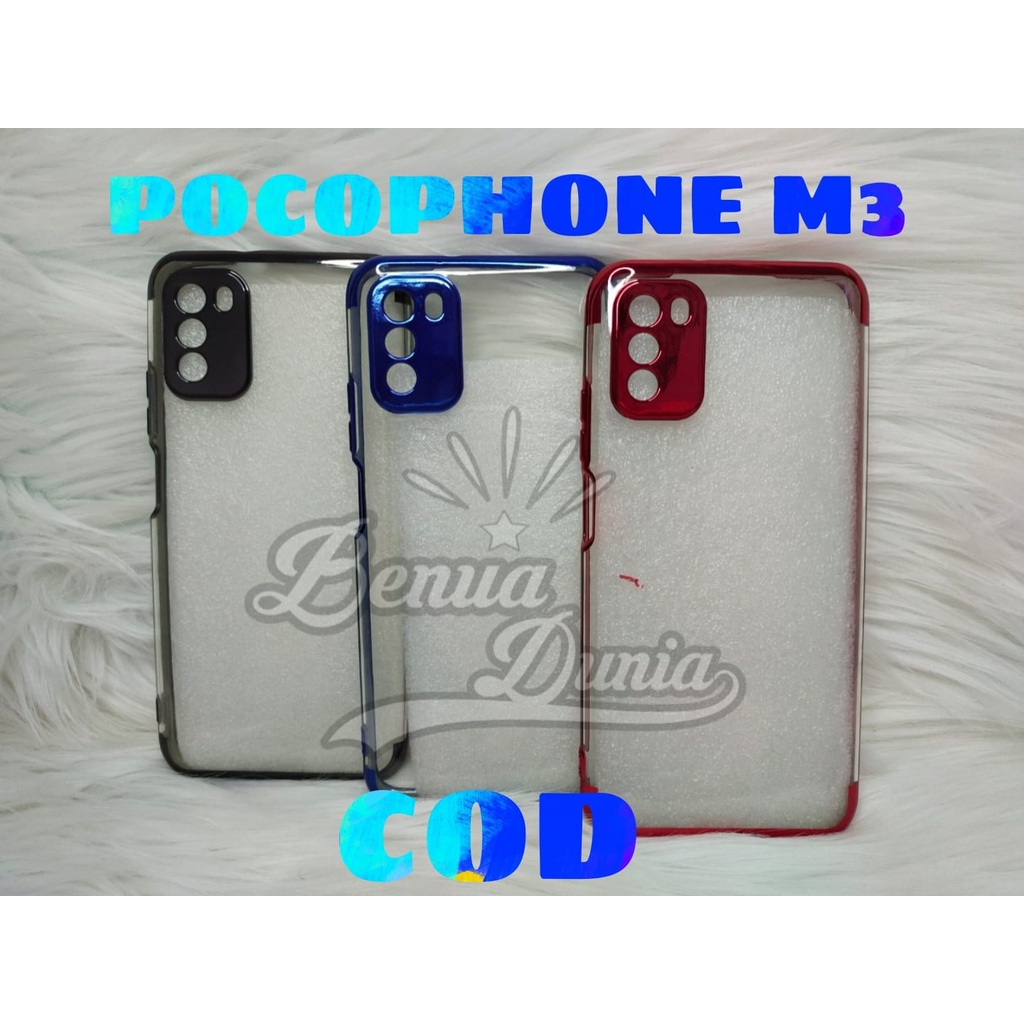 CASE REDMI NOTE 8 -POCOPHONE M3 -POCOPHONE F3/CASE SHINING CHROME PREMIUM - BD