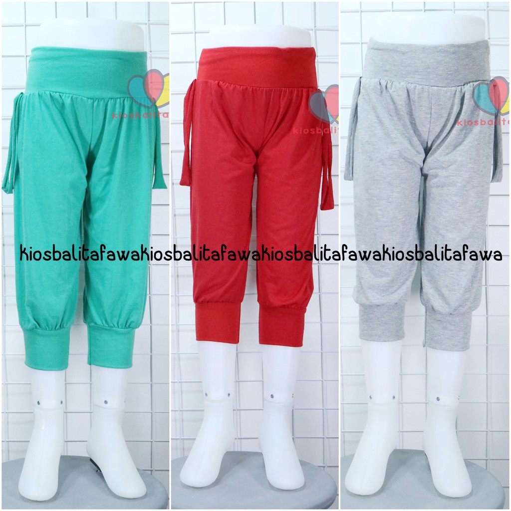 Aladin Polos uk 5-6 Tahun / Pants Kids Murah Polos Panjang Adem Celana Anak Perempuan Harian