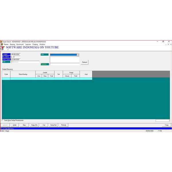 Aplikasi Software toko bangunan