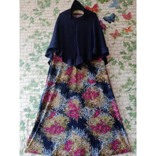 Gamis misbee set kerudung seri 3pcs 100.000