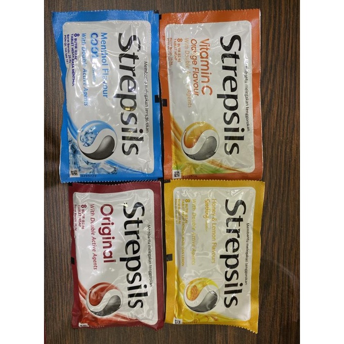 

cusss order] Strepsils Permen - Sachets