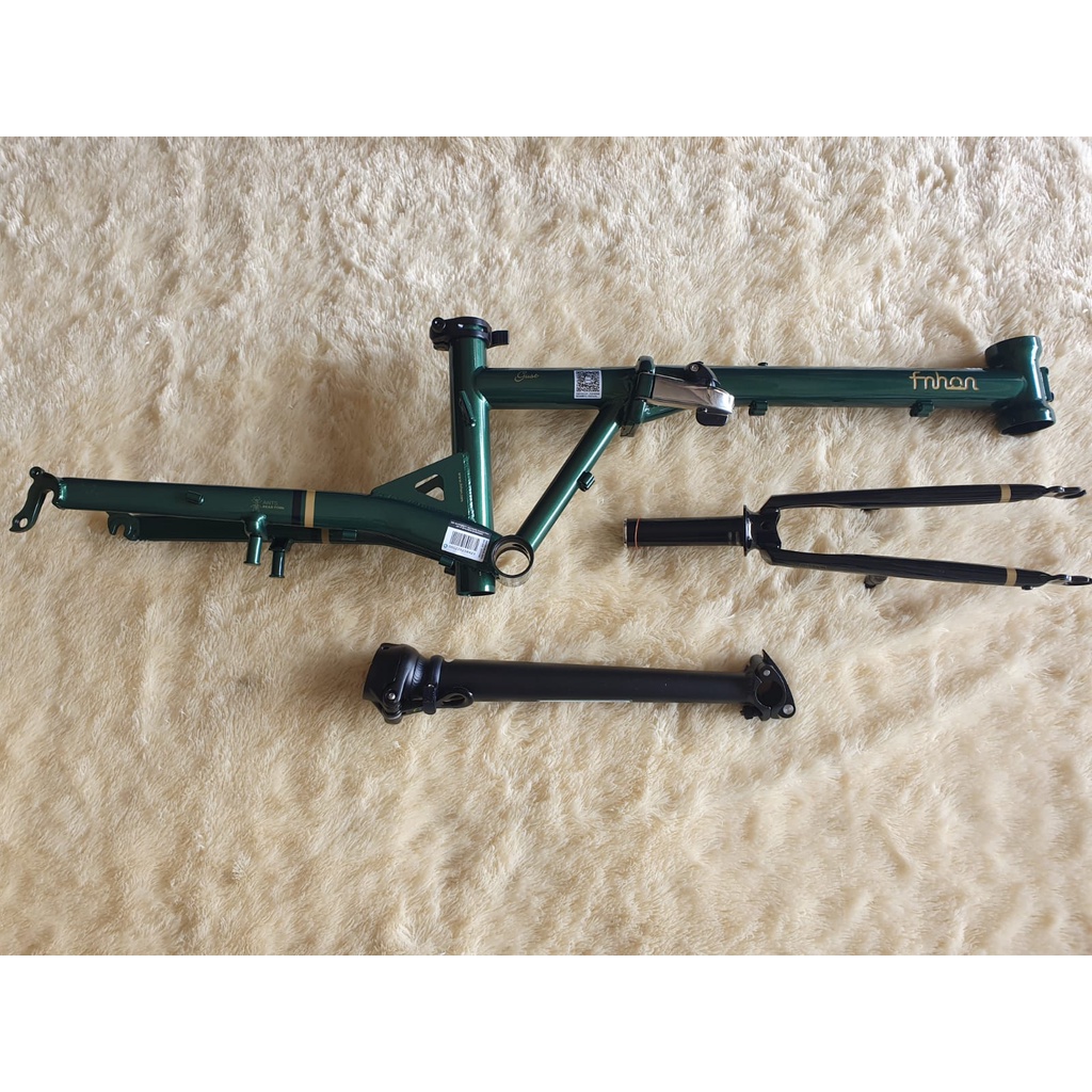 Frame set fnhon Gust Hijau 20 inch V brake