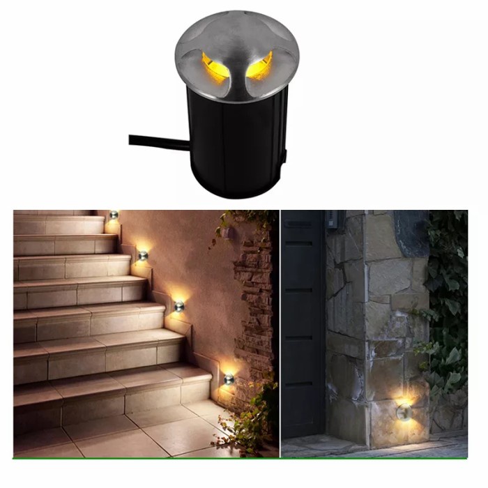 Lampu Lantai Tanam 1W / Lampu Tanam Outdoor 045