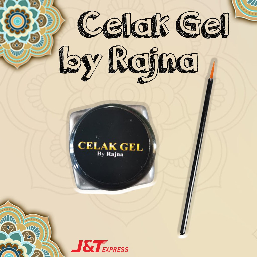 RAJNAOFFICIAL - GROSIR  12PCS - CELAK GEL BY RAJNA KUAS 1IN1 GEBYAR PROMO
