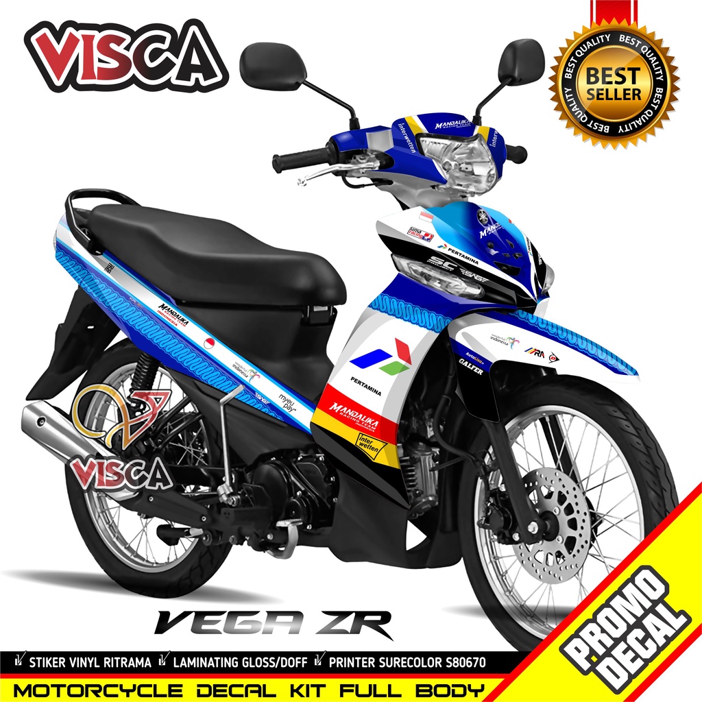 Decal Vega ZR Full Body Stiker Vega ZR Full Body Striping Vega ZR Variasi Full Body Decal Hologram V