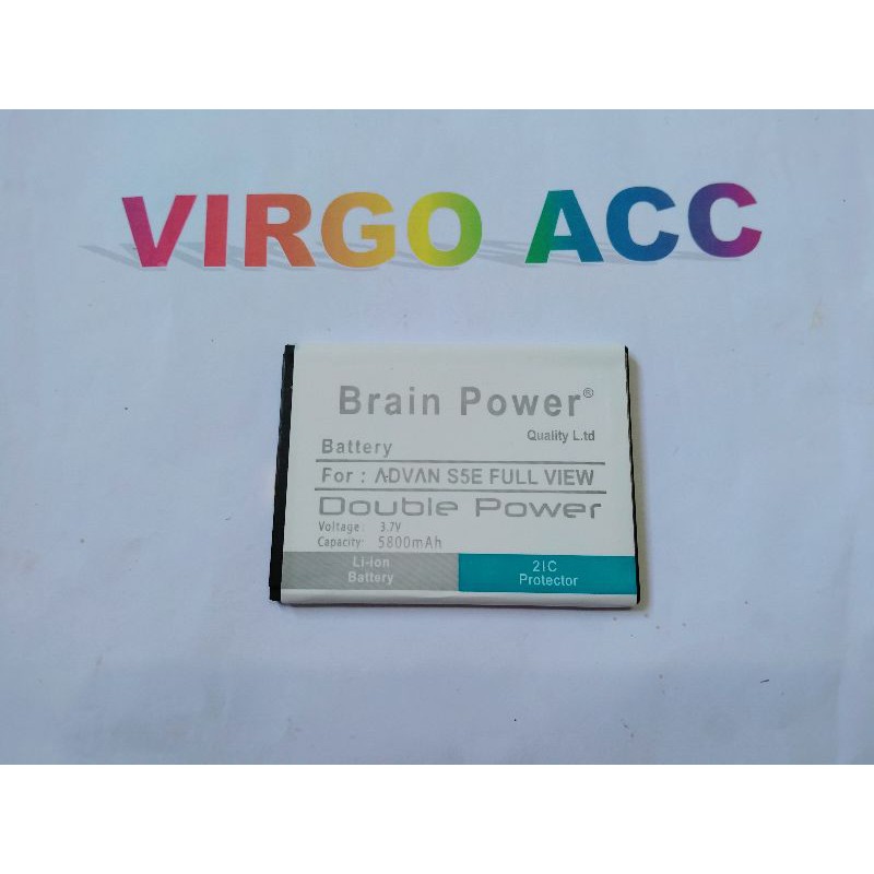 Batre Baterai Advan S5E Full View Double Power Battery Hp