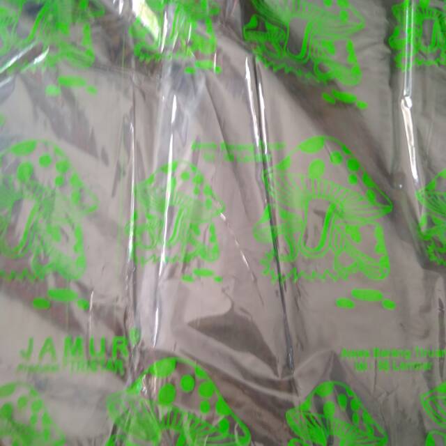 Kecil Kantong Plastik kresek hitam Jamur Hijau