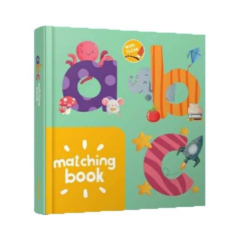 Abc - 123 Matching Book - Boardbook Buku Anak