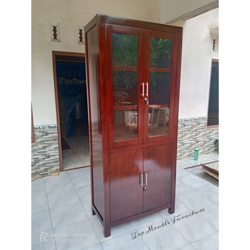 Lemari buku minimalis modern