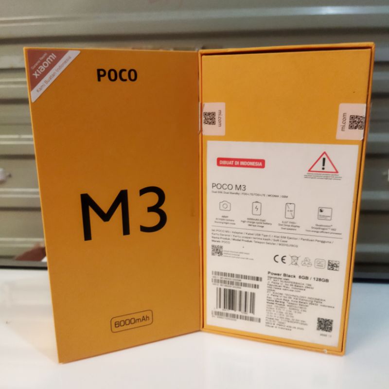 KOTAK BOX KARDUS BOX POCO M3 RAM 6 128 ORIGINAL ASLI BAWAAN