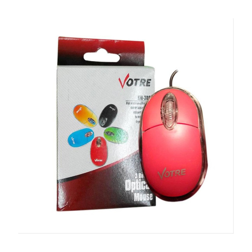 KM309  MOUSE USB VOTRE KM-309 ORIGINAL RESMI COLOUR BLACK