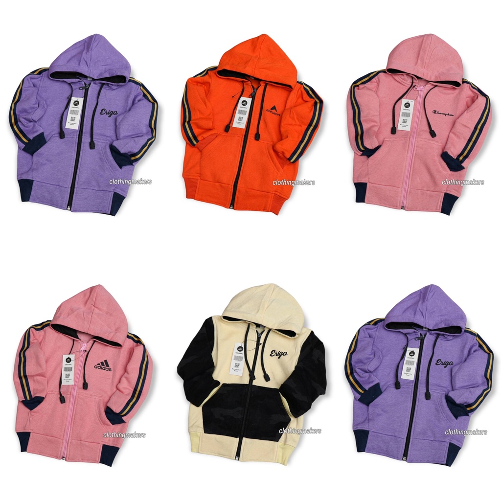 Jaket Anak Laki Laki Perempuan umur 1 2 3 4 5 6 Tahun Hoodie Zipper Cowok Cewek Murah Import