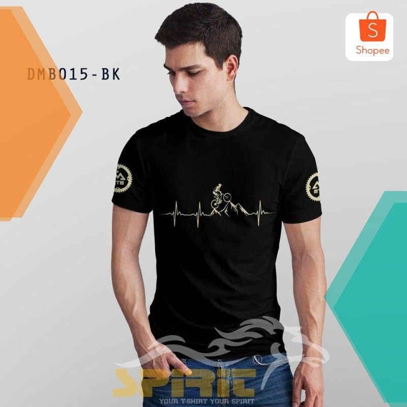 Baju Kaos Sepeda MTB Gunung Thrill Pria Wanita Terbaru