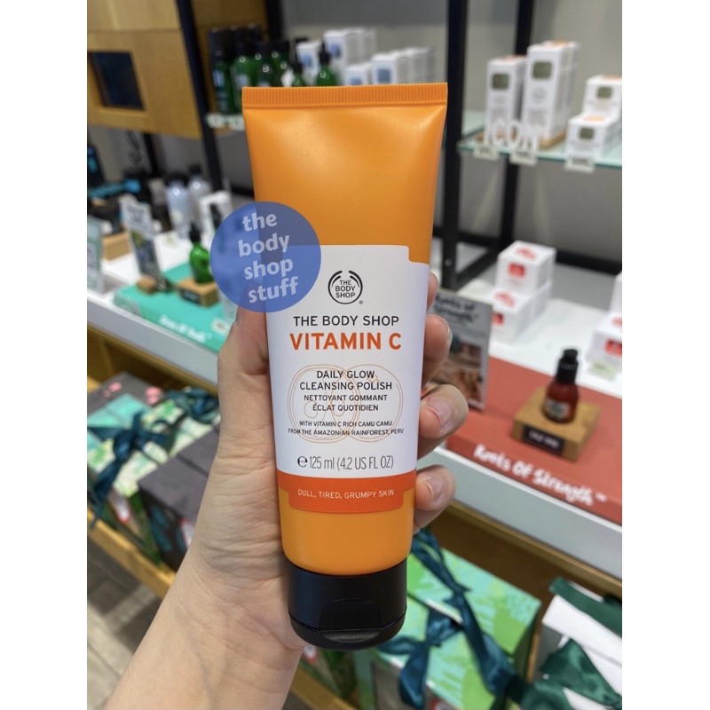 Jual The Body Shop Vitamin C Daily Glow Cleansing Polish 125ml Vitamin