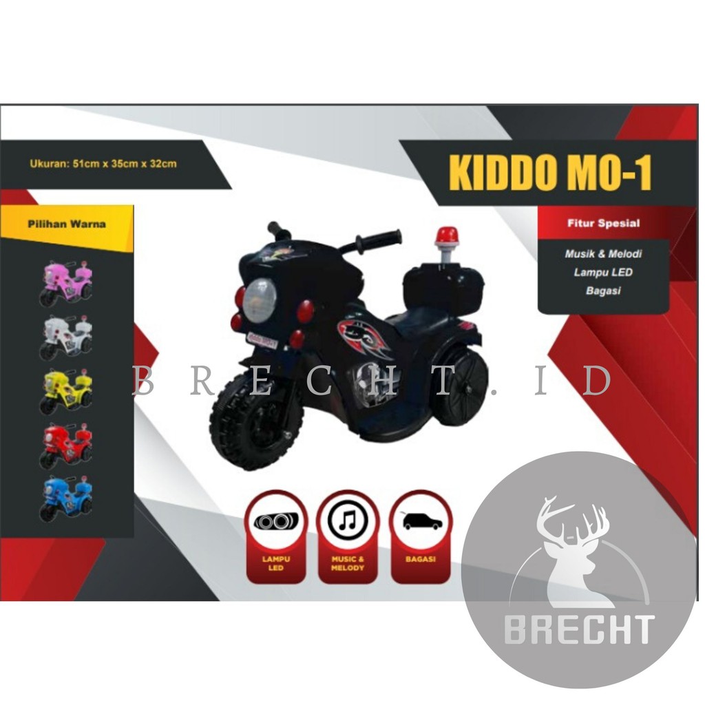  Mainan  Anak  Motor Aki  Kiddo MO 1 Shopee Indonesia