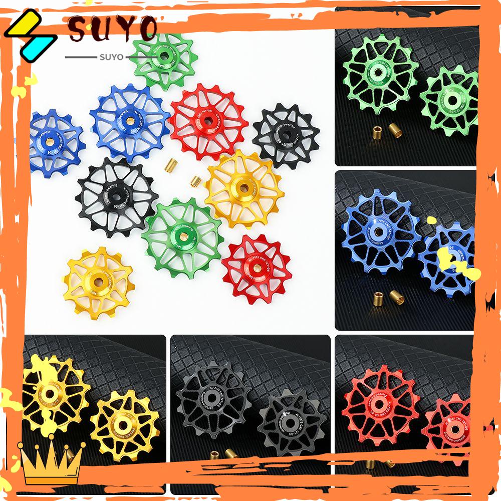 Suyo Pulley Rear Derailleur 12T 14T Bahan Aluminum Alloy Untuk Sepeda Gunung