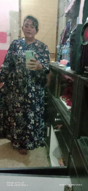 Gamis Jumbo Ld 120 Motif Batik Gamis Ibu Hamil Katun Bangkok Rayon Super Real Pict Xxxl Sovtmp