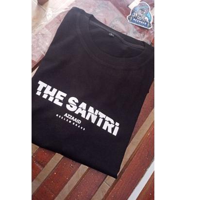Barang Pilihan.. KAOS SANTRI_THE SANTRI/KAOS DAKWAH/KAOS BUSANA MUSLIM/KAOS AZZAAID AZZAID/ KAOS SAN