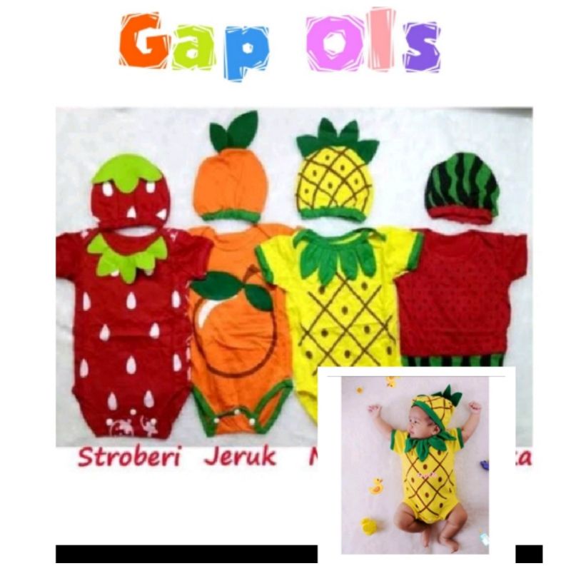 Baju Bayi nanas jumper nanas