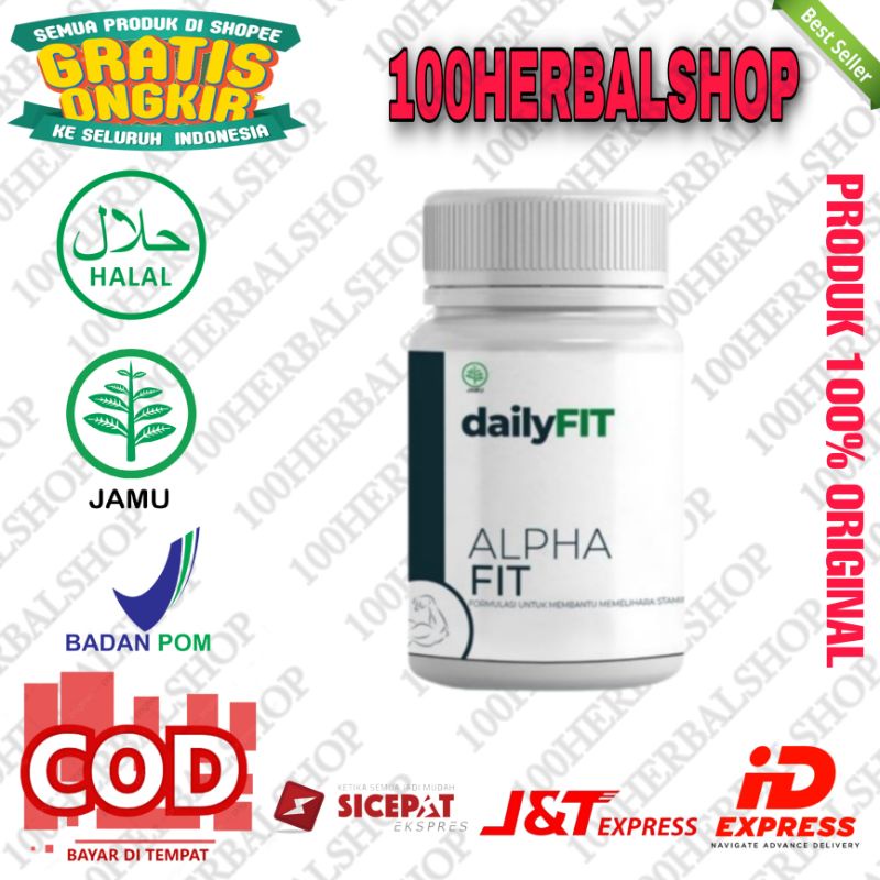 Dailyfit Alphafit 30 Kapsul Testoterone Booster Testobooster