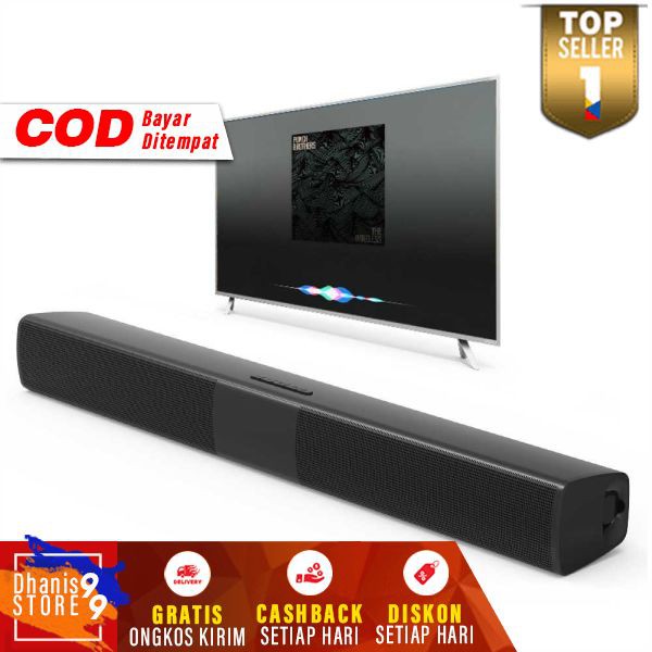 Soundbar Bluetooth Speaker Televisi Home Theater Bass 20W Sound Bar Bluetoth Spiker TV