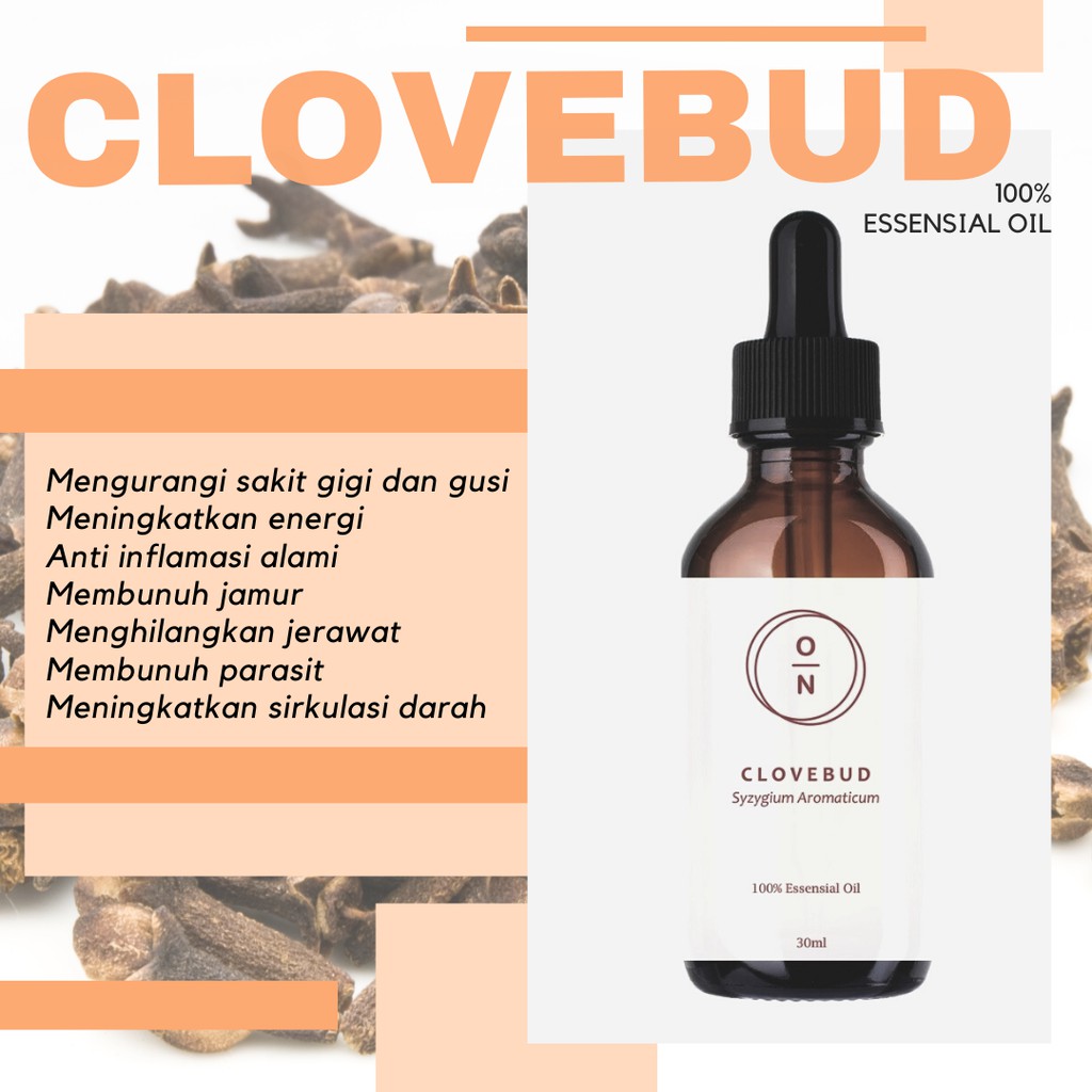 Pure Clove Bud Essential Oil Minyak Cengkeh Alami Murni