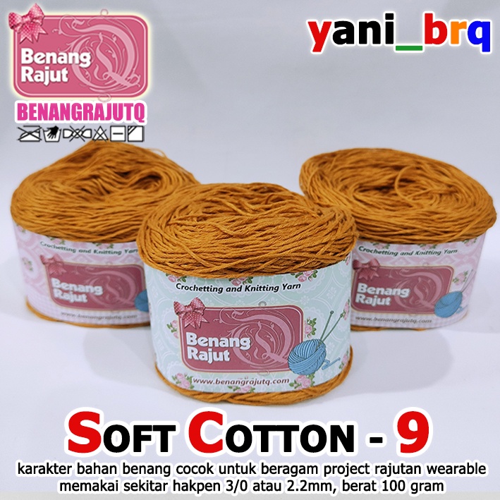 SOFT KATUN BALI SC 9 yani_brq TOKO BENANG RAJUT Q