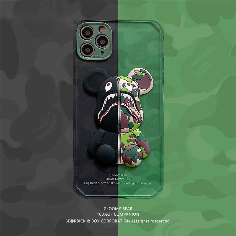 Soft Case Silikon Motif Beruang Untuk Iphone 12 Pro Max 12 11 Pro Max X Xs Max Xr 7 8 Plus Se 2020