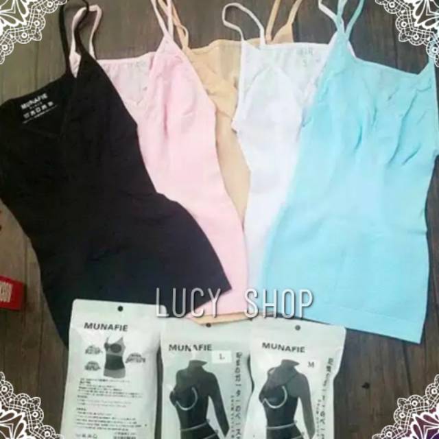 Munafie Atasan Wanita Slimming Body Shaper Camisole Korset Pelangsing Badan