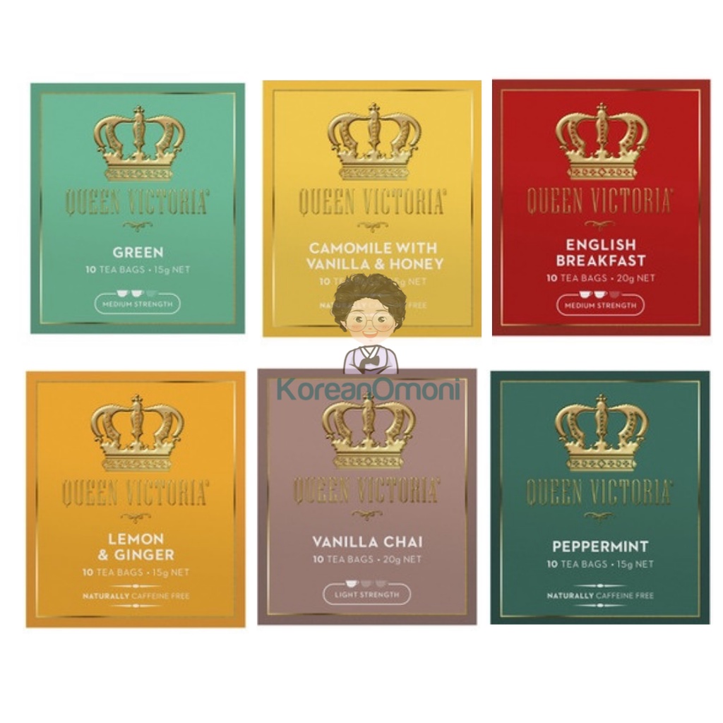 

Queen Victoria Tea individual tea bags