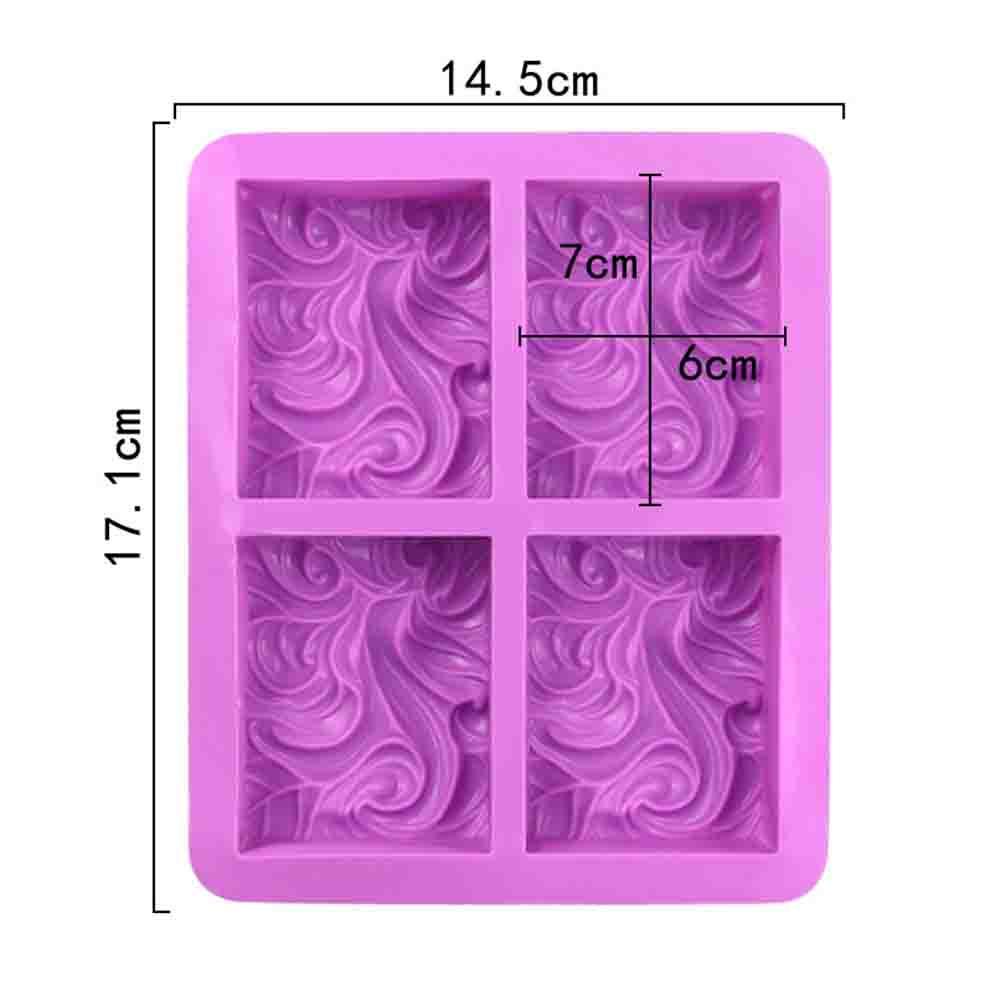 CHOOKYY Silicone Soap Mold Making Supplies DIY Craft Perlengkapan Sabun Rongga4/6