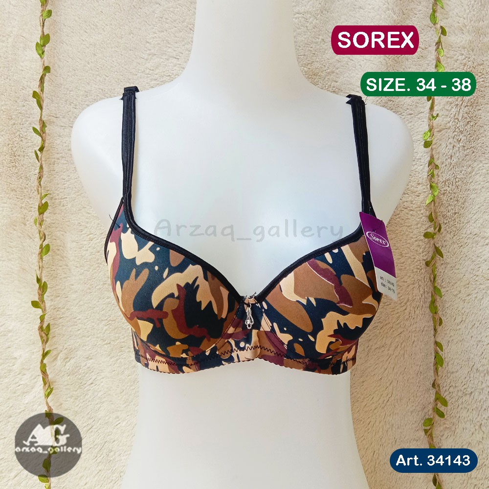 BH SOREX MOTIF ABRI TENTARA Sport Bra Army 34143 Sorex Semi Push Up Ada Kawat | Pakaian Dalam Wanita | Bra Wanita | Bh Wanita