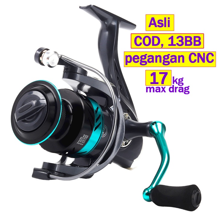 Jual Reel Pancing Besi Kg Max Drag Spinning Murah Bb Pegangan Logam Cnc Fishing Reel