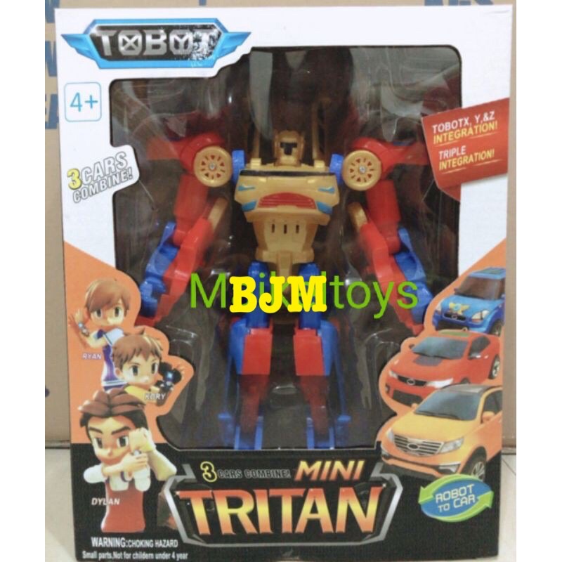 Mainan Robot Tobot Mini Tritan