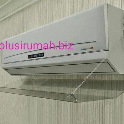 TUTUP PELINDUNG ANGIN ACRYLIC 1/2 PK BENING AC AIR CONDITIONER 70CM 70 LEBAR 37CM