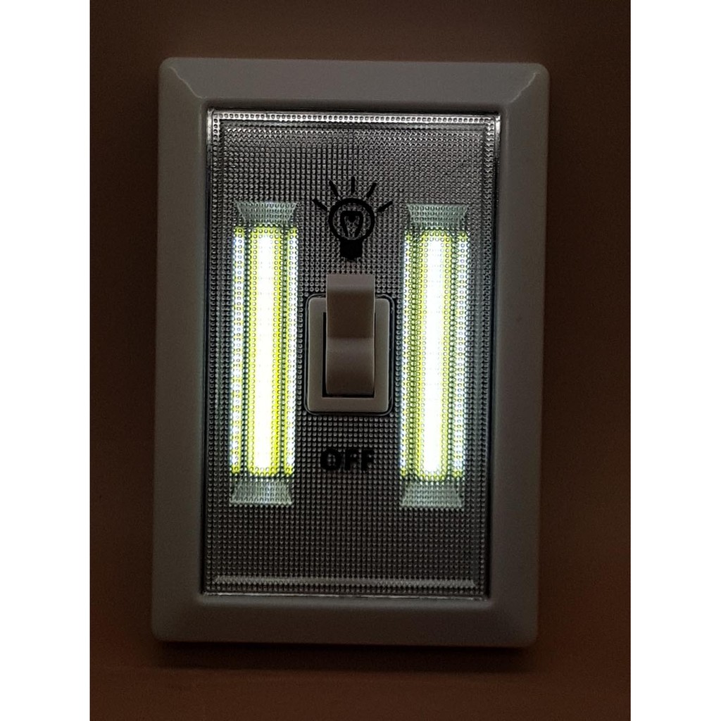 Lampu Emergency 2 led COB with magnet Model Saklar