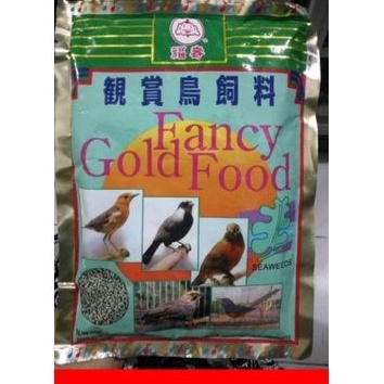 FANCY GOLD FOOD SEAWEED VOER PUR HIJAU PAKAN BURUNG BEO POKSAI JALAK ANIS DLL 450 GR