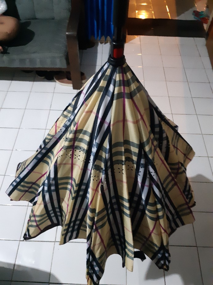 Ubrello Bolde - Payung Terbalik Upside Down Umbrella - Tanpa Corak & Corak Motif