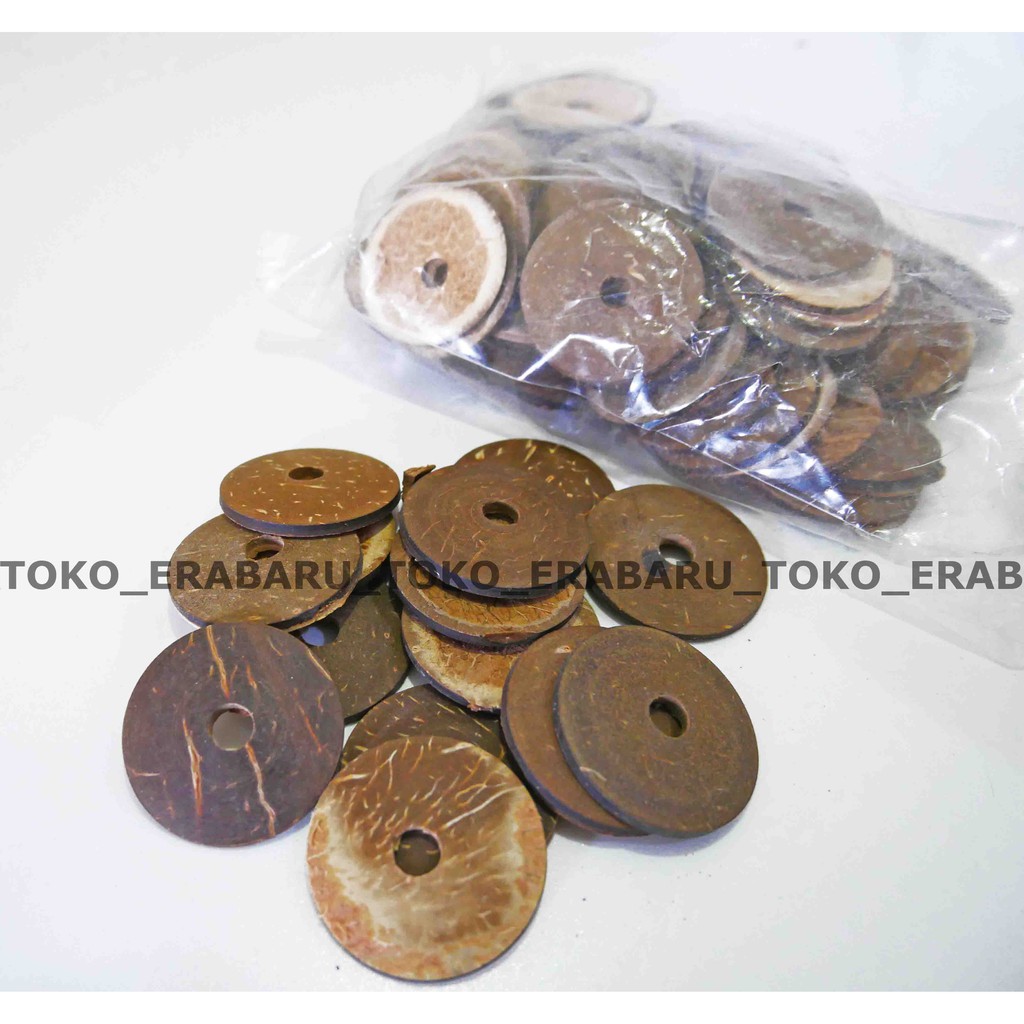 KANCING BATOK LUBANG SATU UKURAN  1,5CM, 2CM, DAN 3CM isi 100pcs