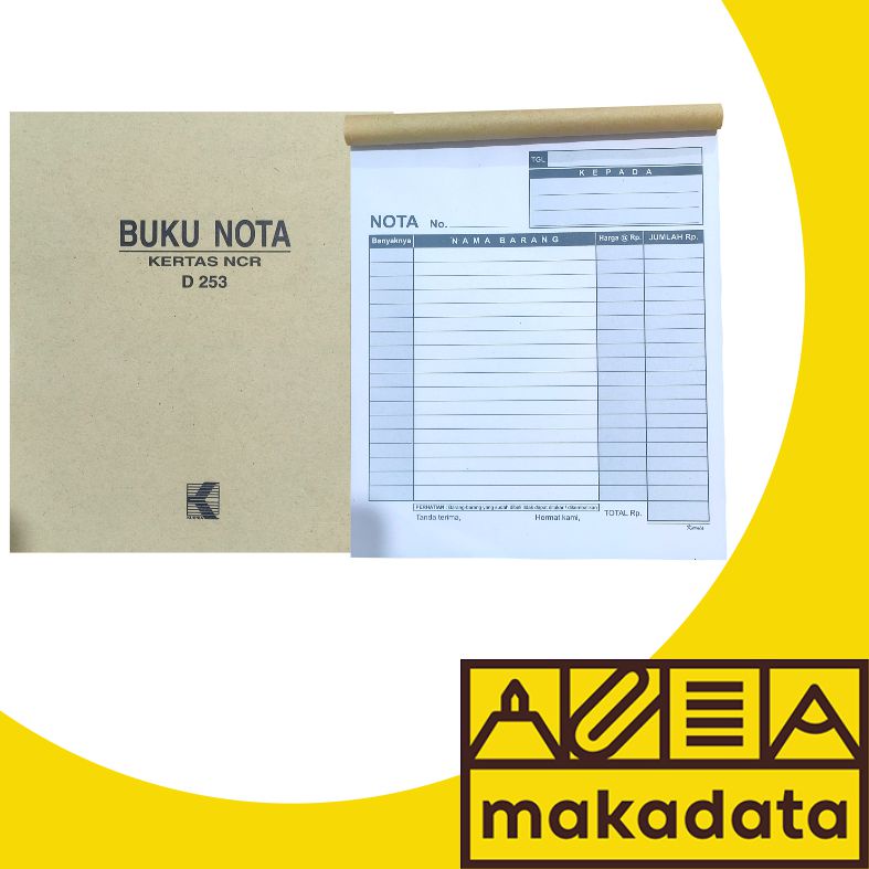 

NOTA TEGAK 1/2 FOLIO 3 RANGKAP 25 LEMBAR KURNIA (1PCS) MURAH