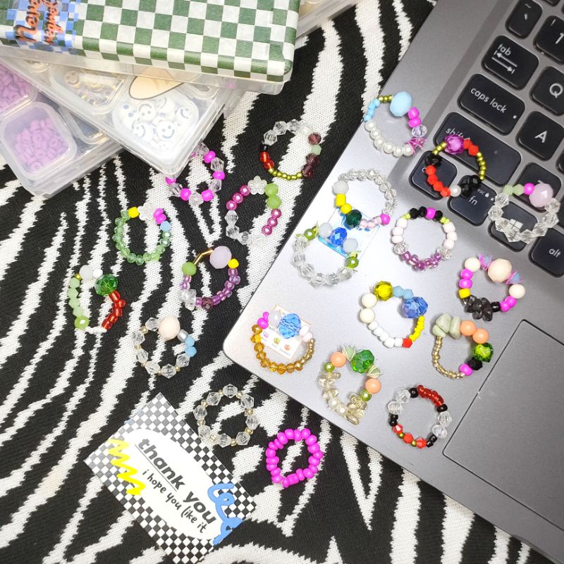 (Part 2)Ring Mixed Beads/Ring Korea(MIN BUY 5 PCS BISA DI MIX RING LAINNYA)