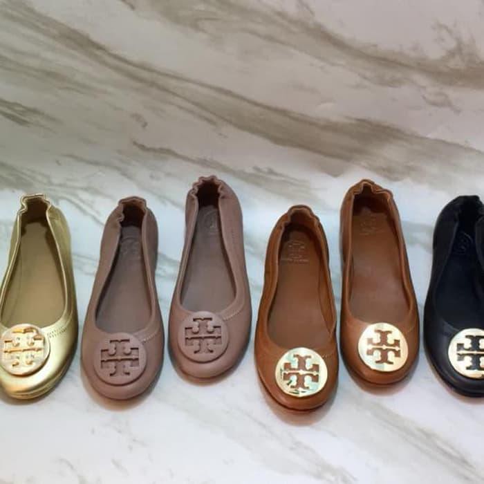 TORY BURCH TRAVEL BALLET FLAT SHOES