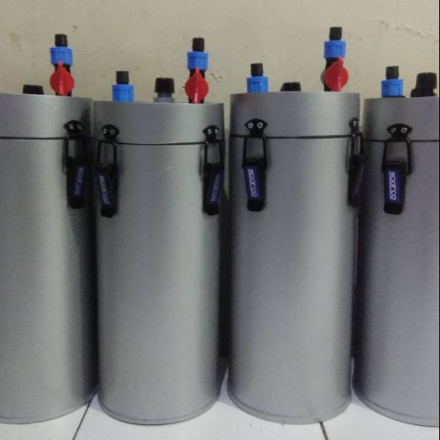 Filter canister DIY 6 inch silver (fullset ph 1800)