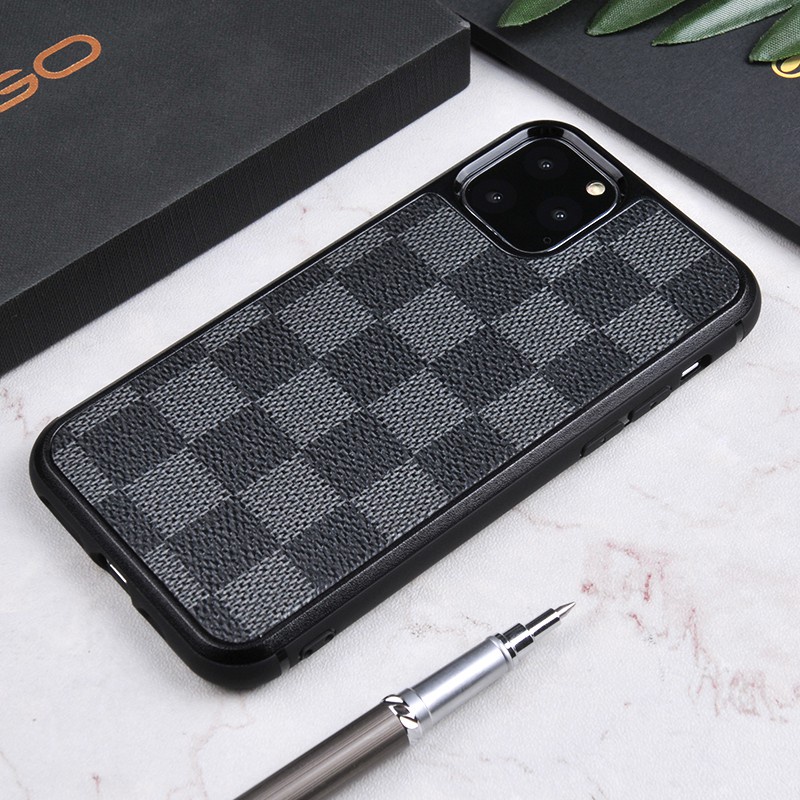 Seri Mewah Hard PC + PU Kulit Case untuk iPhone Xs Xr Xs Max 11 Pro Max 12 Pro Max Case 7 8 Plus