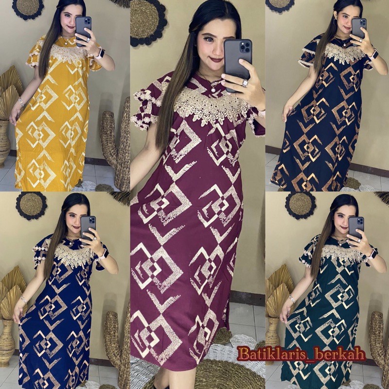 DASTER ARAB || RENDA VEE KOTAK WAJIK || MODEL ZIPER DEPAN BUSUI &amp; BUMIL LD 110
