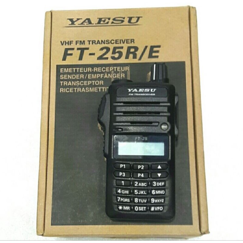 HT YAESU FT-25R VHF ORI YAESU FT 25 FT25 VHF RESMI