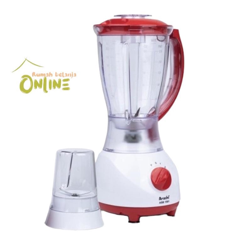 Arashi Stand Blender ASB 1501 Pelumat/ Jar Plastik/ 3 Mode Kecepatan