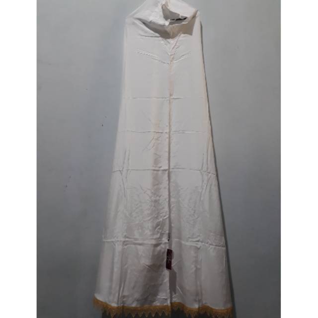 Mukena jumbo *tatuis* putih polos