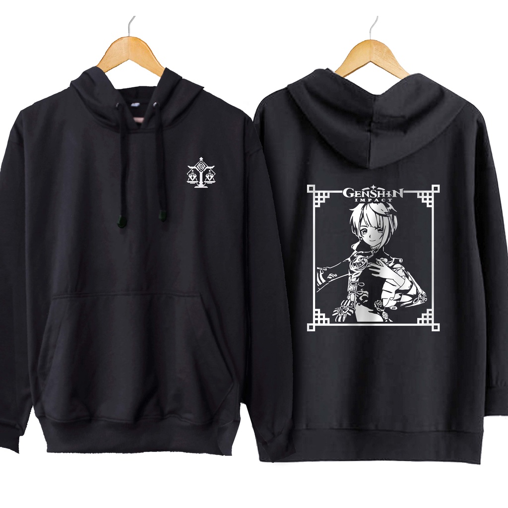 Jaket hoodie jumper japan game XINGQIU liyue - GENSHIN IMPACT material cotton fleece